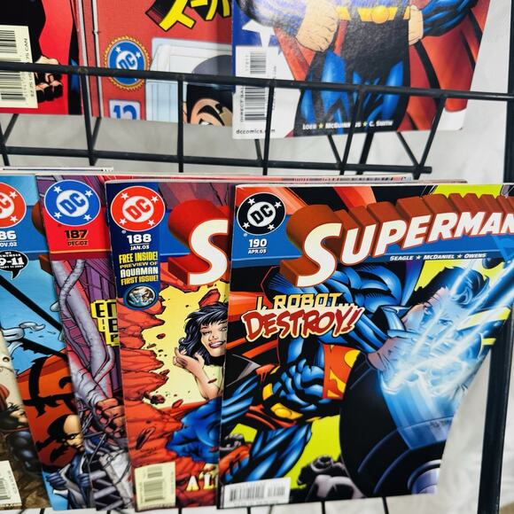 Superman 171-188 190 Lot Last Laugh Joker Our Worlds At War - Picture 5 of 7